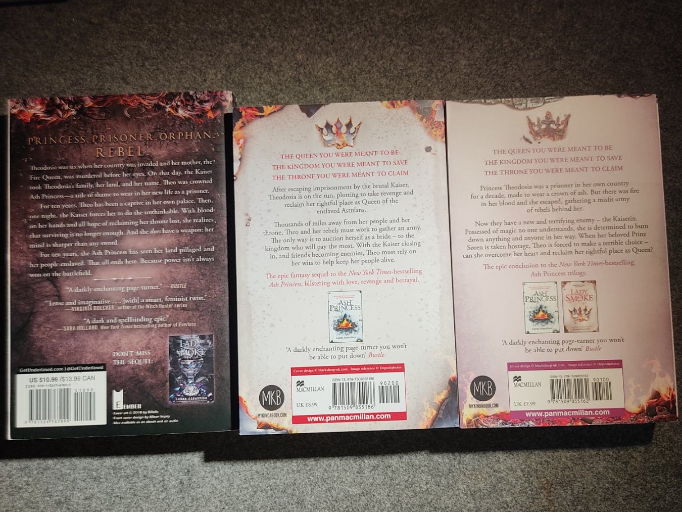 Libri: Ash Princess, trilogie – Nuovo (secondo la descrizione) da Oberwil BL venduto da Ricardo4104 1