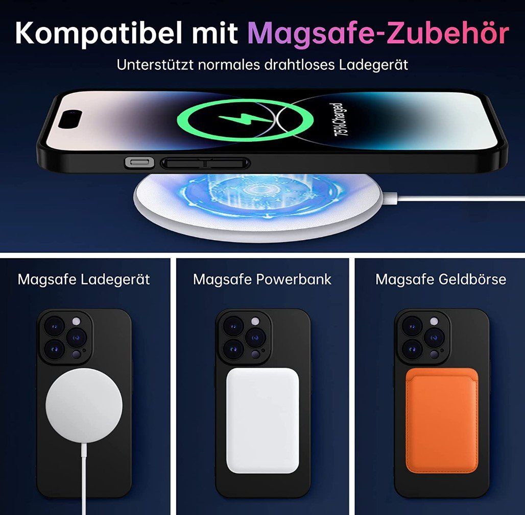 Cover & Protezioni schermo: iPhone 14 Pro Max MagSafe Soft Silikon Case Hülle schwarz – Nuovo e nell'imballaggio originale da Rorschacherberg venduto da elektrofreak 6