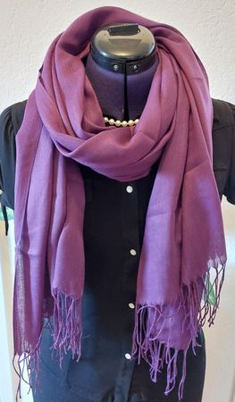 Weiche Pashmina Schal lila