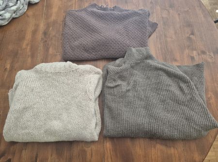 Damen Pullover 3er Set, Gr. L/XL