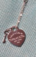 Kette Herzschlüssel Tiffany & Co. 925 Silber guter Zustand