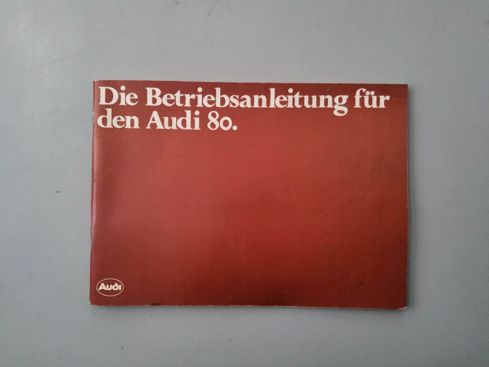 Audi Dokumente: Audi 80 / Bedienungsanleitung – Gebraucht aus Schüpfen von ber_j6b6
