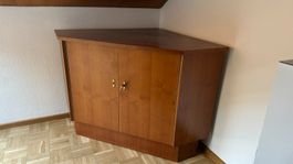 Eckschrank, Holz, Vintage, gut erhalten, günstig!