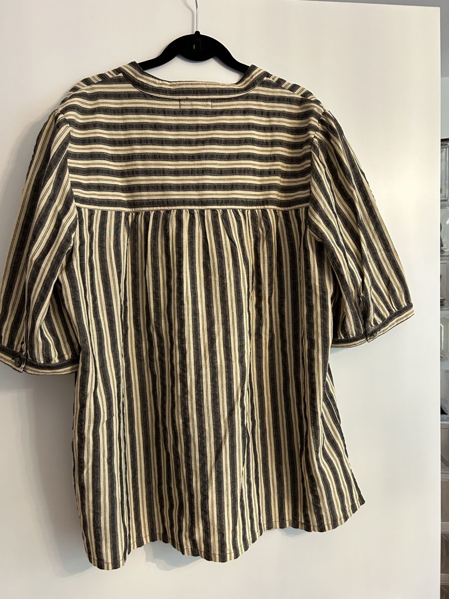 Blusen: Damen Bluse Verse gestreift Kurzarm  – Gebraucht aus Wettingen von Trini16 1