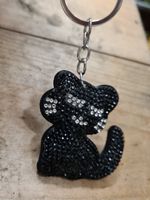 Schlüssel Anhänger neu, Glitzer 5.5x5cm