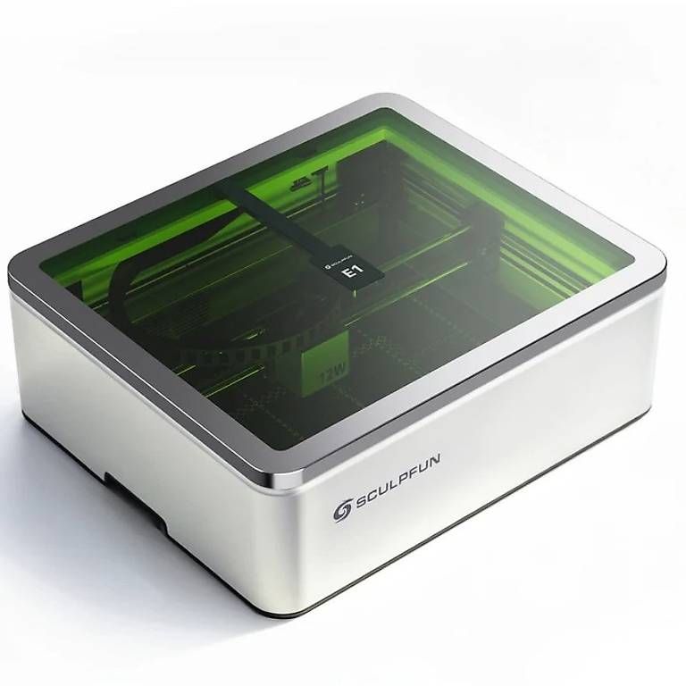Alle Maschinen: SCULPFUN E1 Geschlossene Dual-Laser-Graviermaschine – Neu und originalverpackt aus Malans GR von BUYBEST-Schweiz 1