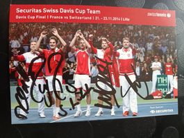 Davis Cup Final - Swisstennis A6 Karte