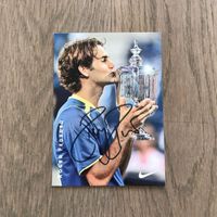Roger Federer Autogramm US Open 2005 RAR Nike Original