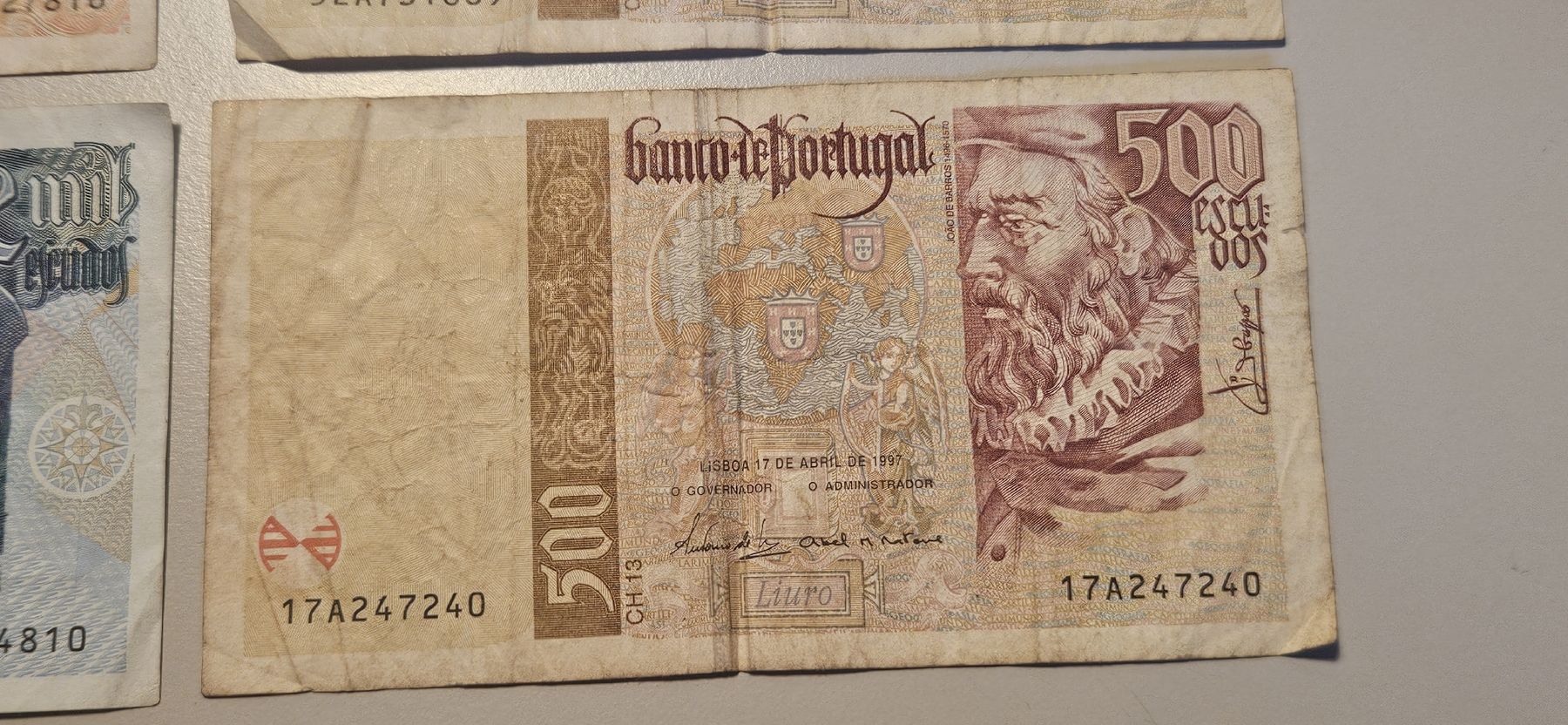 Banknoten: 4000 Escudos 1997 – Gebraucht aus Belp von Ginus85 4