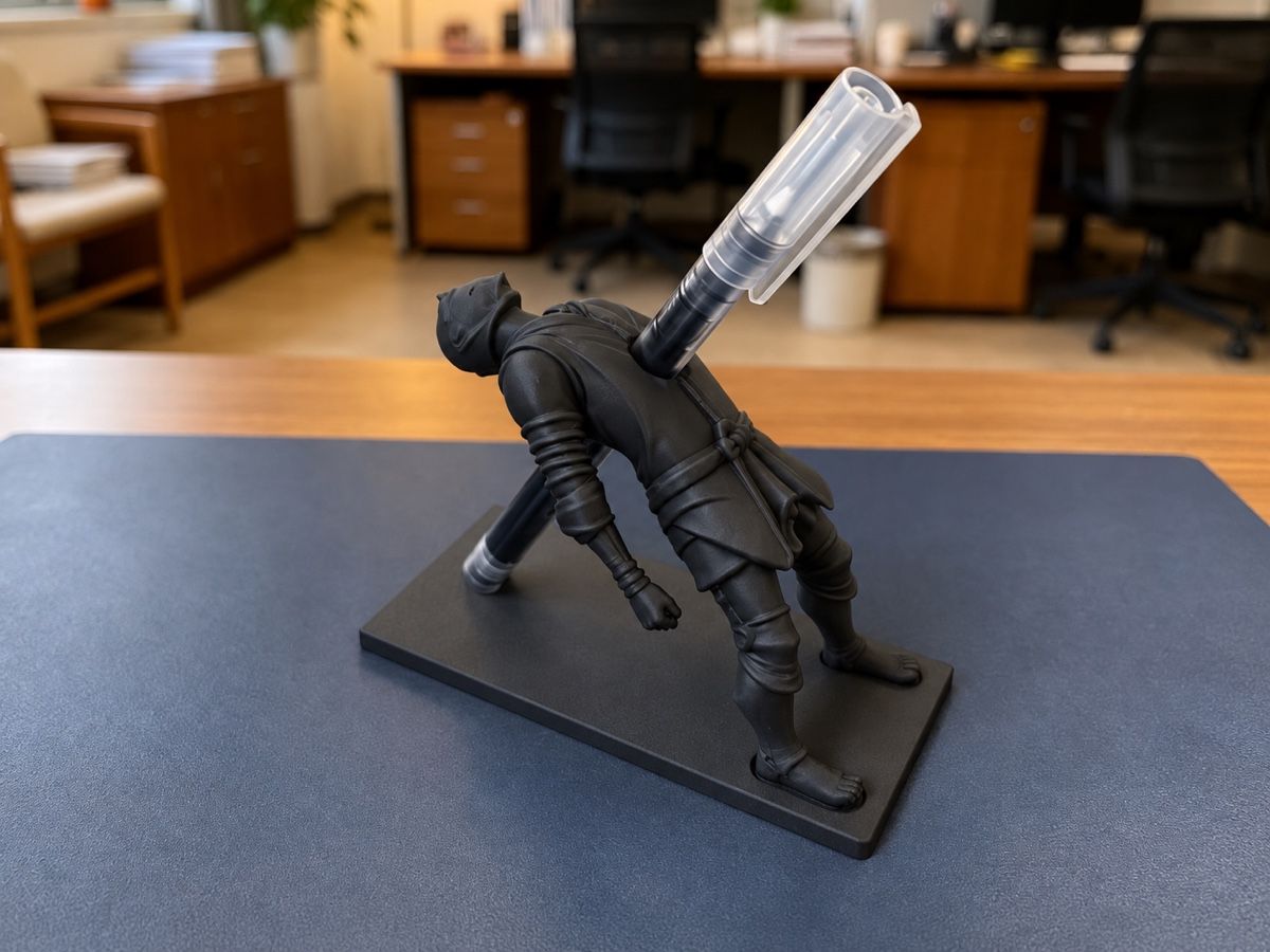 Tutte le decorazioni: Knight Pen Holder 3D Printed Desk Accessory – Nuovo (secondo la descrizione) da Schüpfen venduto da zyn_v7dt 1