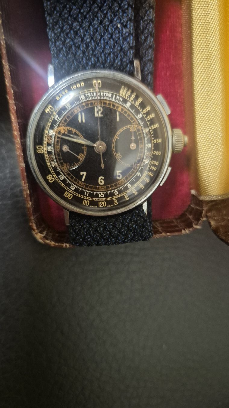 Swiss Orologi: Alte Chronograph Uhr – Usato da Rämismühle venduto da beni0010