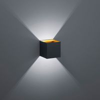 LED Wandleuchte, Kubus, 10 x 10 x 10 cm