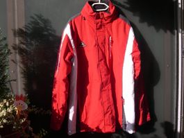 SKIJACKE (Rot/Weiss/Schwarz) Gr. L