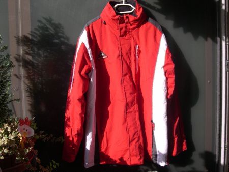 SKIJACKE (Rot/Weiss/Schwarz) Gr. L