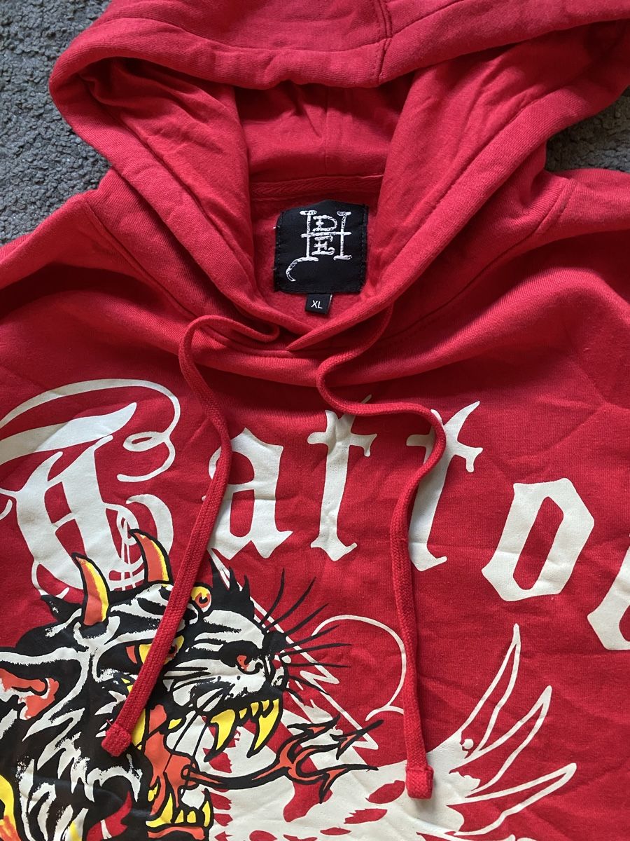 Ed Hardy Maglioni & Felpe: Sweat à capuche Ed Hardy rouge Taille XL – Nuovo (secondo la descrizione) da Genève venduto da eth_6qs6 3