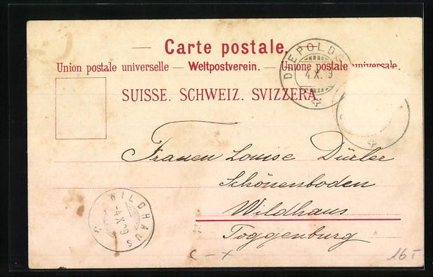 Cartoline postali: Litho Rheineck, Drahtseilbahn nach Walze – Usato da Berlin venduto da bartko-reher 1