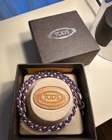 Tod's geflochtenes Armband blau rot weiss mit Originalbox