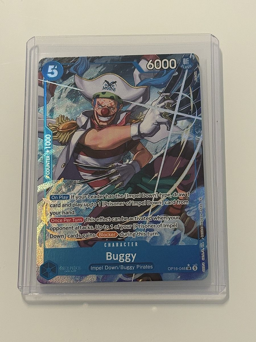 Bandai Carte collezionabili: One Piece TCG - Buggy OP16-048 – Nuovo (secondo la descrizione) da Pieterlen venduto da Mira_o7