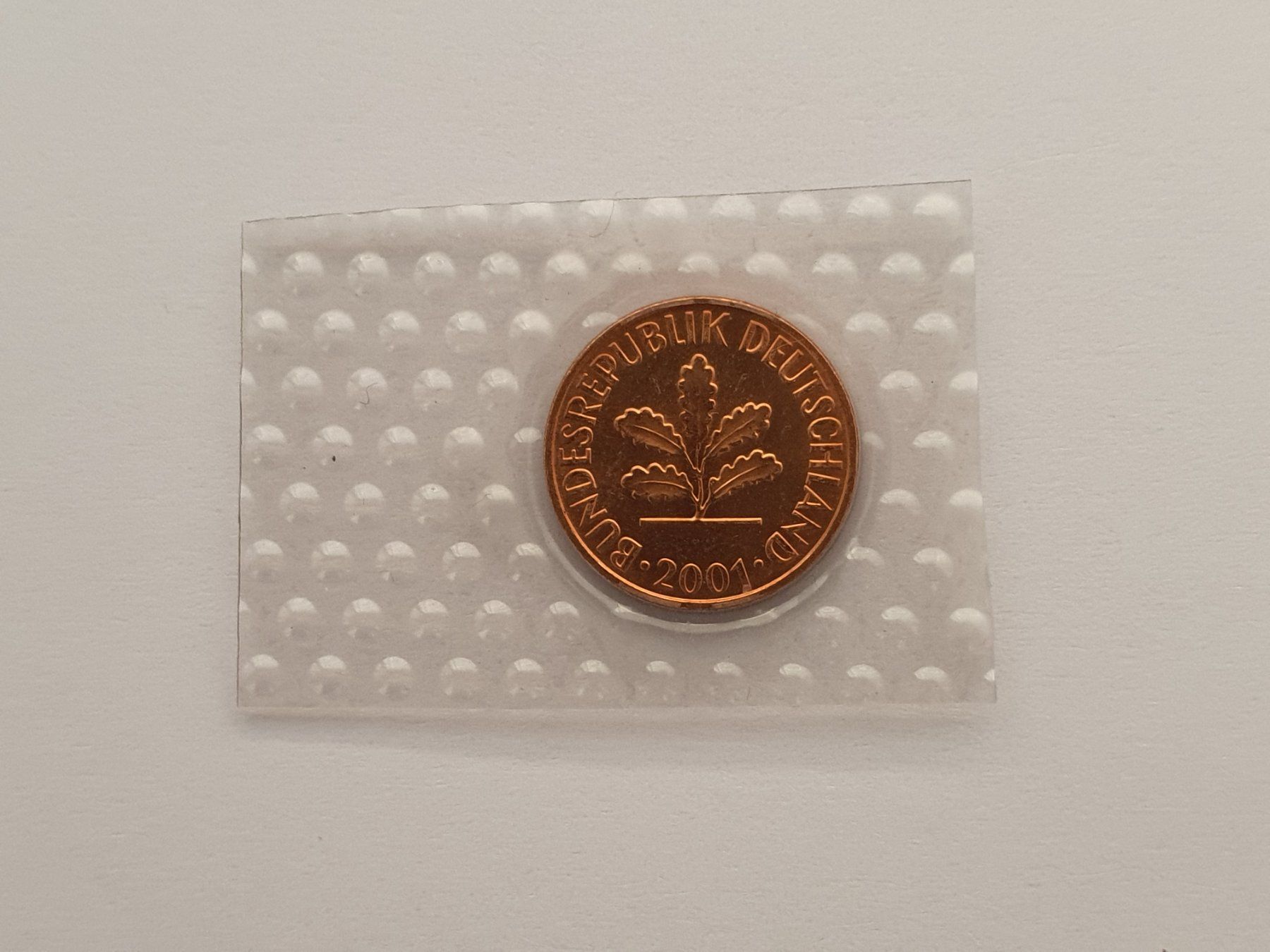 Tutti le monete: 1 Pfennig 2001 G Stgl – Nuovo (secondo la descrizione) da Pravidondaz venduto da LVtik 1