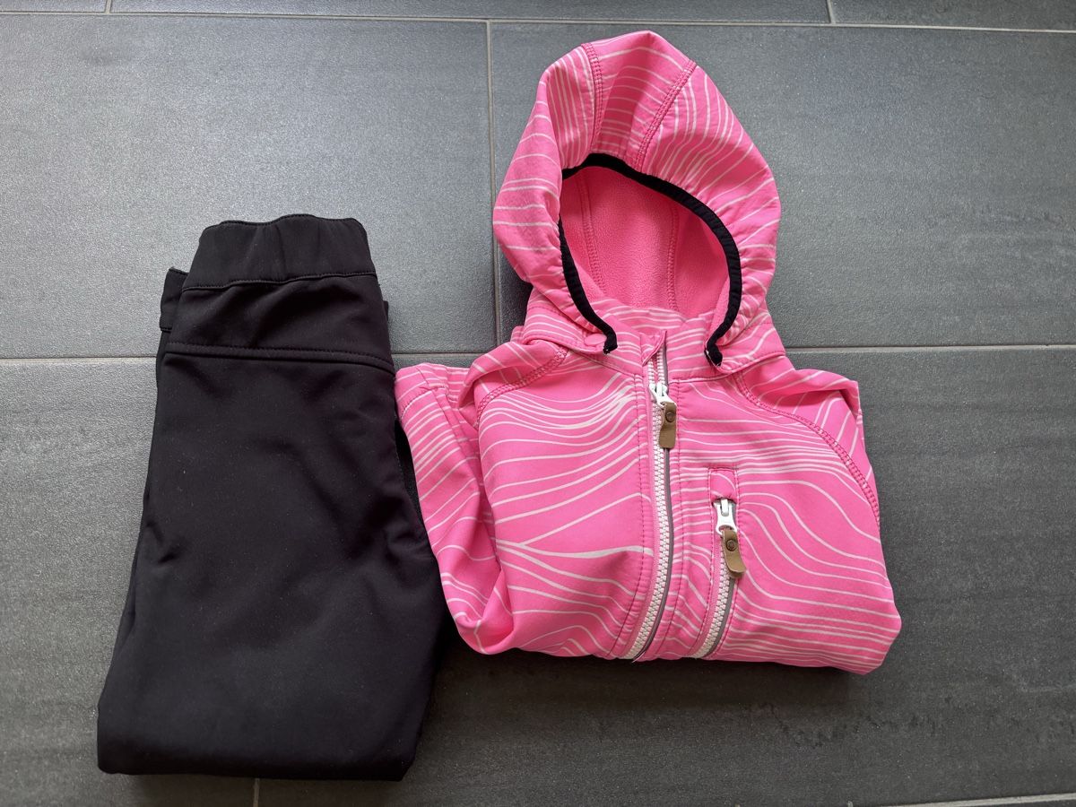 Reima Lotti & Set di vestiti: Kinder Softshell Jacke und Hose Grösse 104  – Usato da Uster venduto da bat_f22x 1