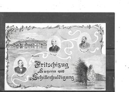 LU Fritschizug Luzern 1905 Schillerhuldigung