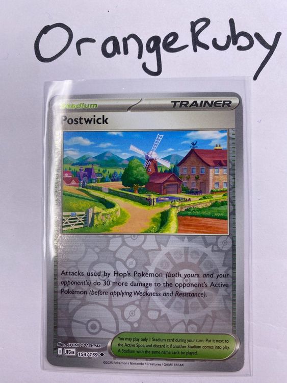 Postwick 154/159 REVERSE HOLO Journey Together JTG English (Neu (gemäss ...