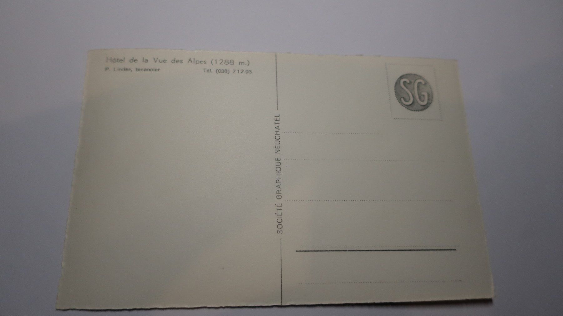 Ansichtskarten: Vue des Alpes ( Oldtimer ) – Gebraucht aus Cormoret von Pascalll2001 4