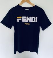T-Shirt Fendi Roma Special Edition schwarz 2018/19