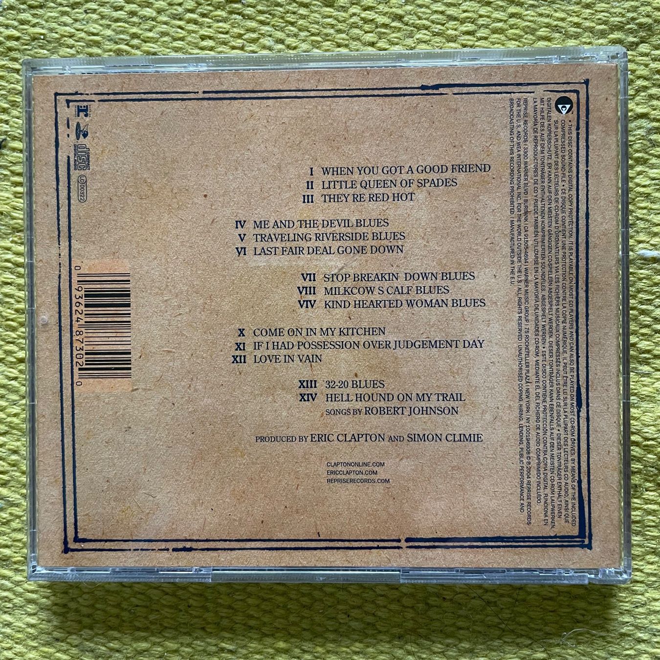 CD: ERIC CLAPTON-ME AND MR JOHNSON – Usato da Rorschacherberg venduto da CD-Roli 1