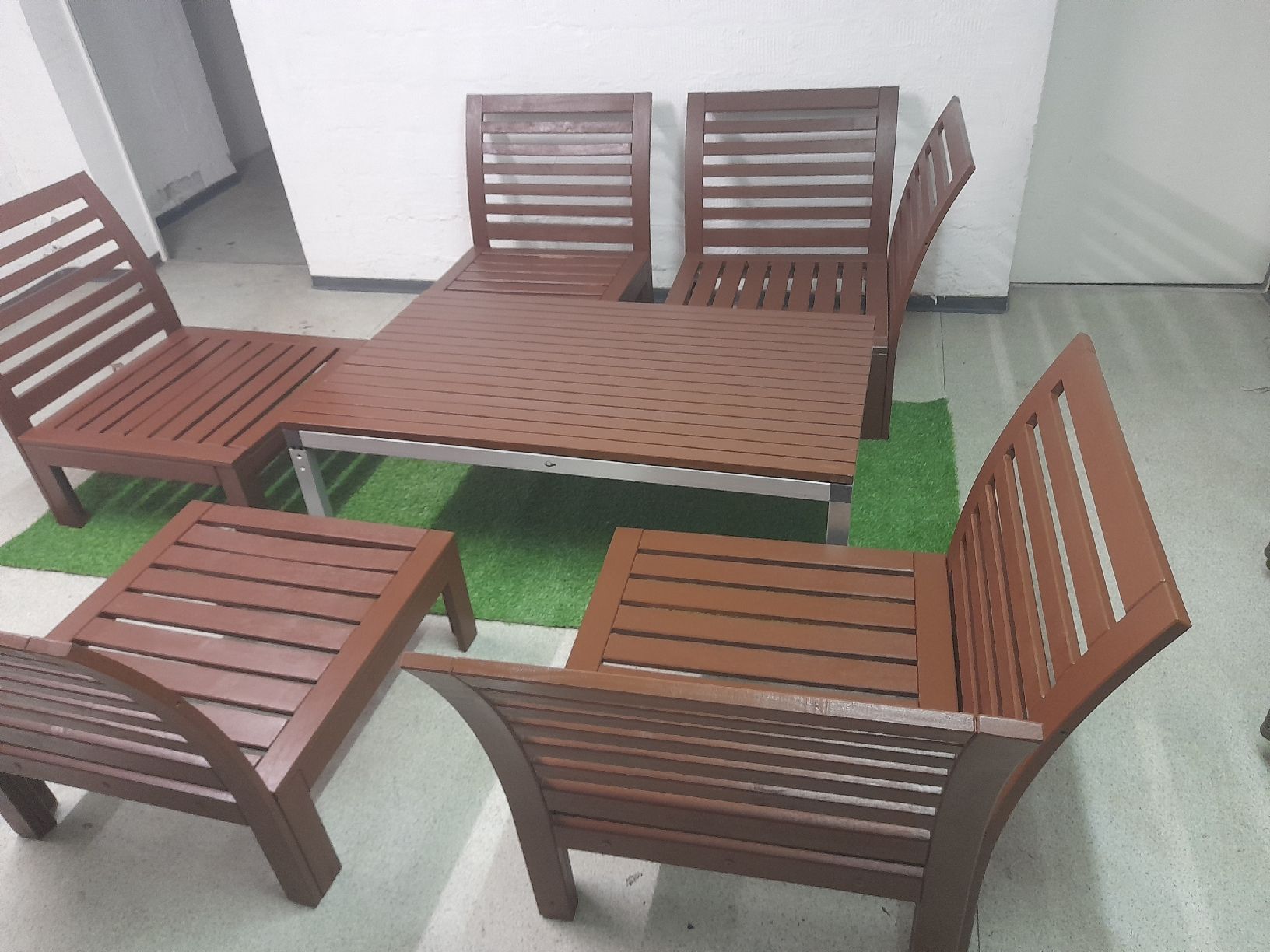 Set di tavolo e panche: Garten Möbel ikea – Usato da Glattbrugg venduto da B_B 1