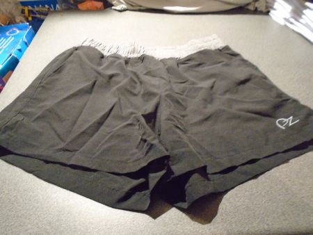 Laufhosen Grösse XS, Powerzone, schwarz/grauer Bund