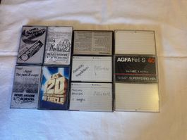 Lot de 8 cassettes audio vintage - Musique variée! (549)