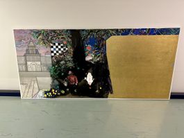 Grand tableau décoratif, J-C PRETRE, Suisse.