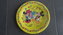 8 Disney Mickey & Minnie Kartonteller für Kindergeburtstag