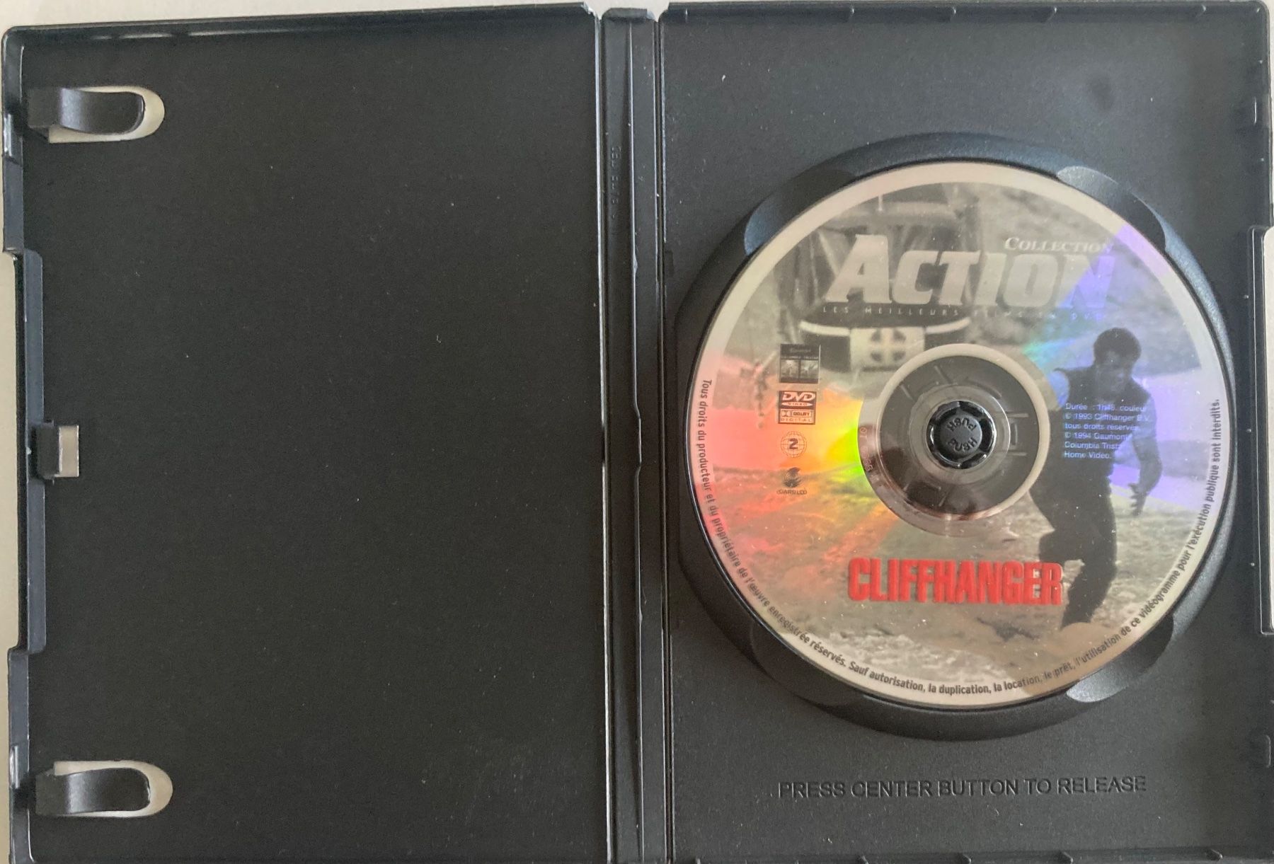 Alle DVDs: SYLVESTER STALLONE - CLIFFHANGER – Gebraucht aus Poliez-Pittet von Newtown-Records 2