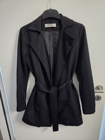 Trenchcoat schwarz Gr. XS