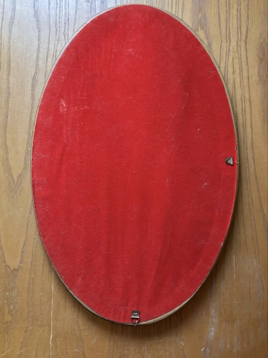 Specchi: Miroir ovale doré vintage chic – Usato da Dotzigen venduto da SecondHandGems 1