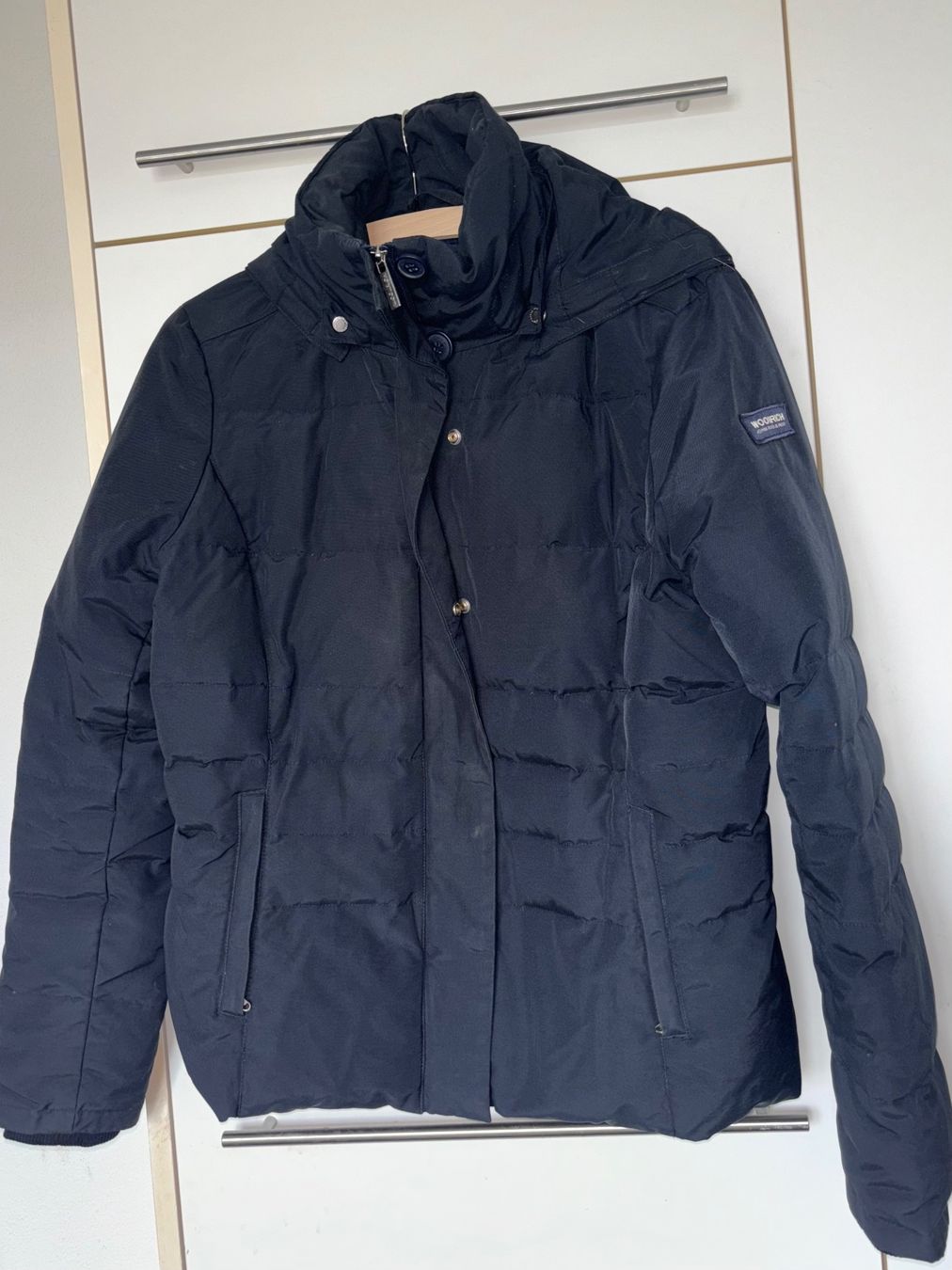 Woolrich Jacken: Woolrich Winterjacke Dunkelblau Gr. M/L – Gebraucht aus Bern von sshueli