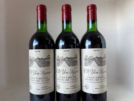 3x 1978 Château Yon Figeac Saint-Emilion Grand Cru Classé...