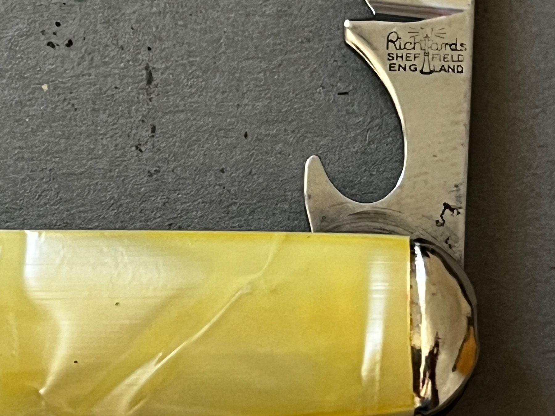 Coltelli tascabile: Altes Sackmesser Richards SHEFFIELD ENGLAND 71 mm - selten – Usato da Zürich venduto da FV.vintage 2