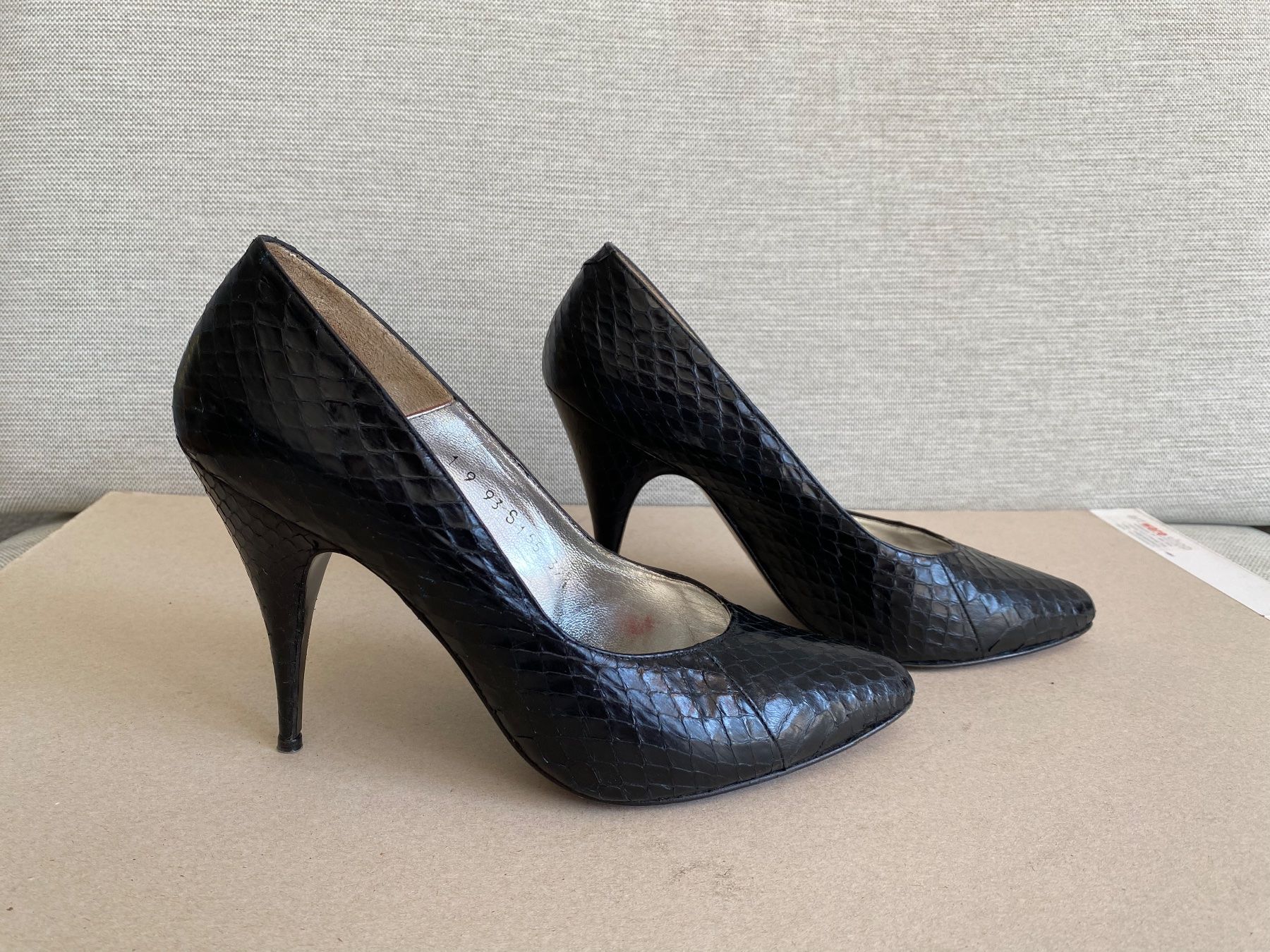 Scarpe da donna: Vintage Pumps Schlangenoptik, Gr. 39 – Usato da Zürich venduto da hatschina 4