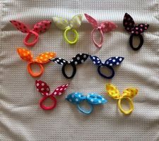 NEUES Kinder Haargummi Polka dot - diverse Farben - 81370
