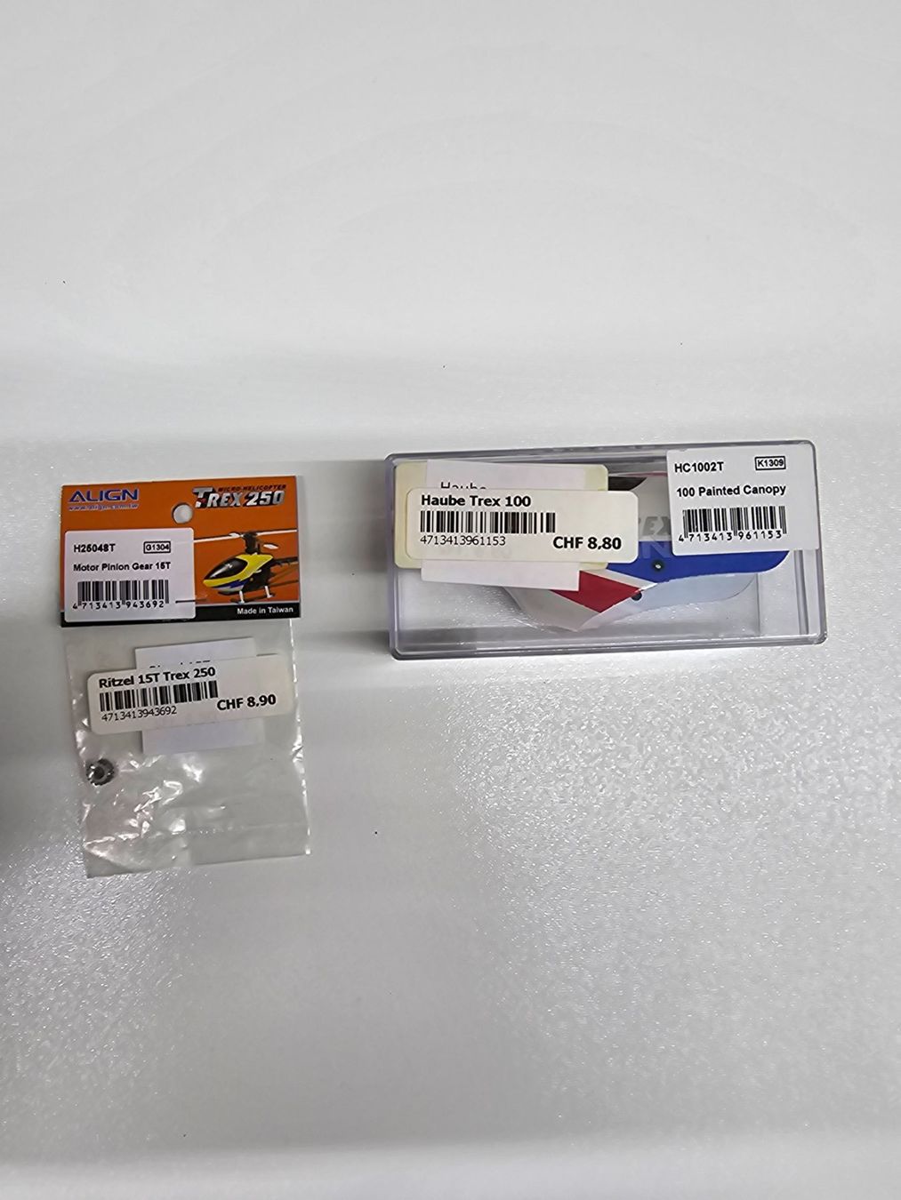 Modellismo RC: Trex 100,250 Ersatzteile – Nuovo e nell'imballaggio originale da Rüti ZH venduto da Madeira14