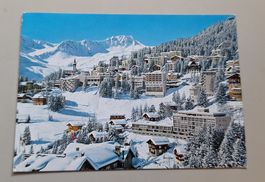 AK CP Arosa Dorfmitte Überbauung Winter GR