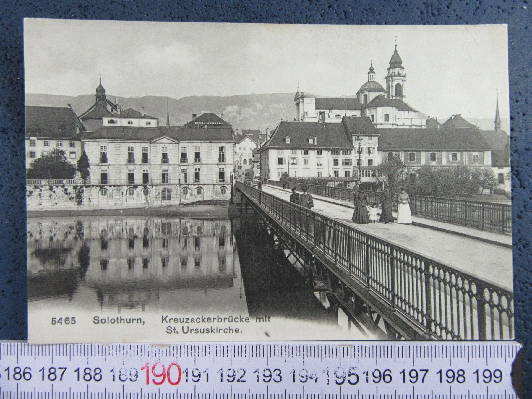 Ansichtskarten: SOLOTHURN KREUZACKERBRÜCKE BELEBT SO AK – Gebraucht aus Ettingen von Hausi4711
