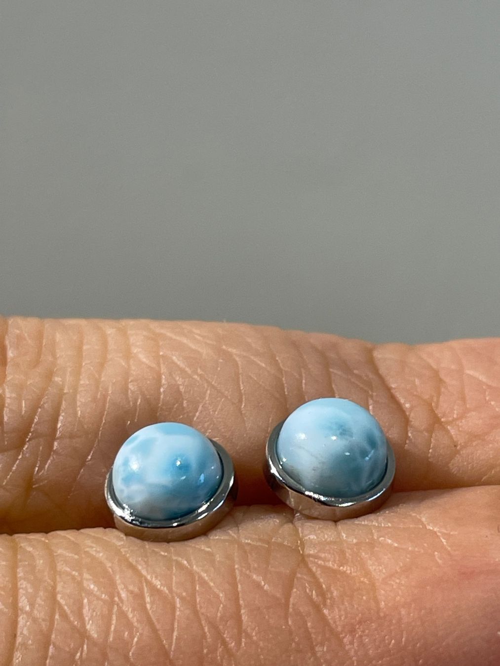 Orecchini pendenti & Orecchini a lobo: S925 Stift, Larimar-Ohrringe, Edelstein-Ohrringe – Nuovo e nell'imballaggio originale da Schiers venduto da sisikristall 1
