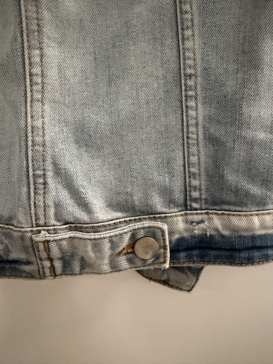 Zara Gilet & Giacche senza maniche: Jeansweste Zara Basic blau Used-Look – Usato da Büttikon AG venduto da jen_g5s9 3