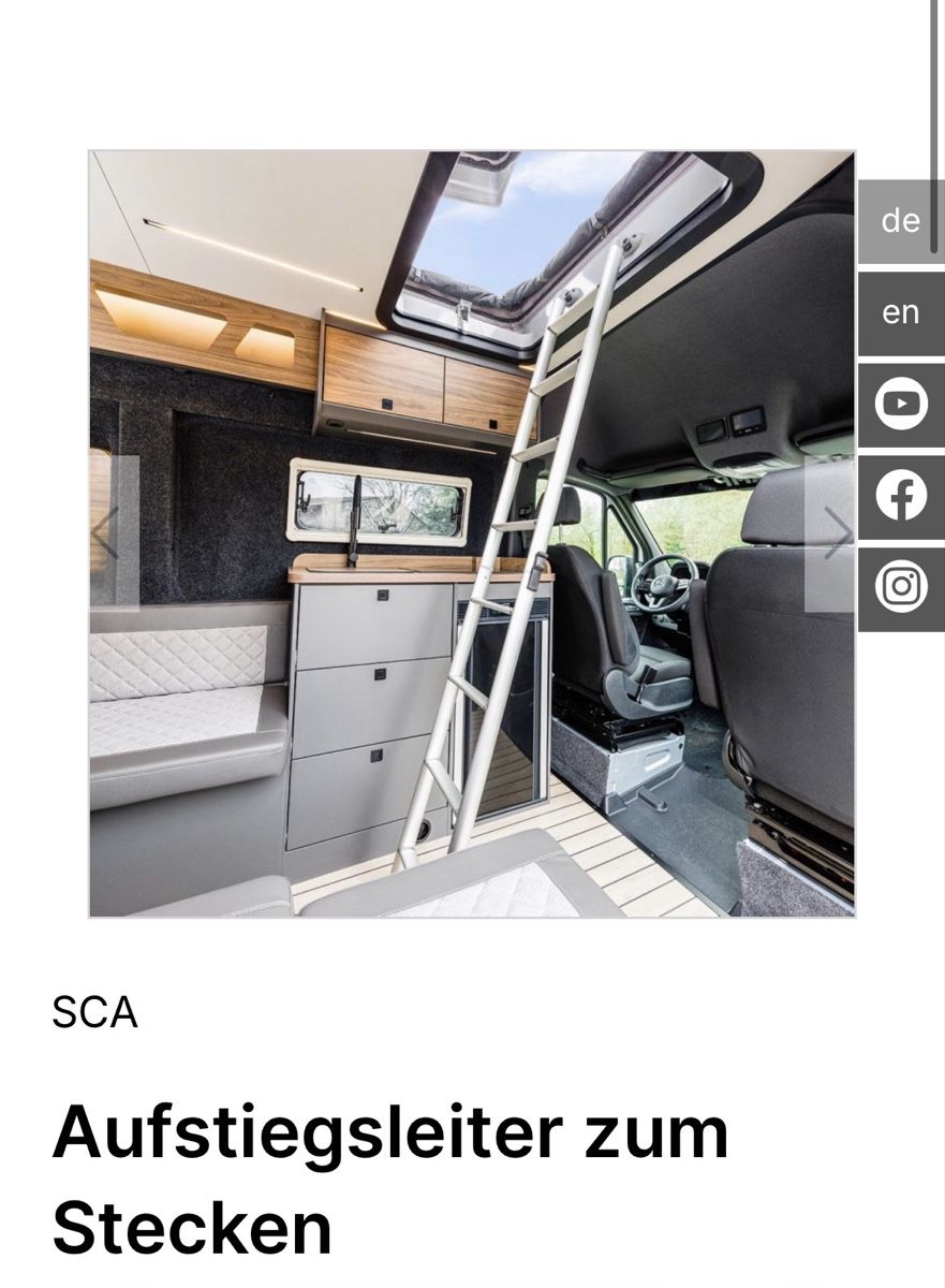 Scale: Aufstiegleiter zum Stecken Camper SCA – Usato da Bern venduto da kja_w7dn 3