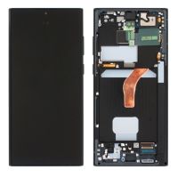 Ecran Samsung Galaxy S22 ultra 5G S908 Noir + Châssis