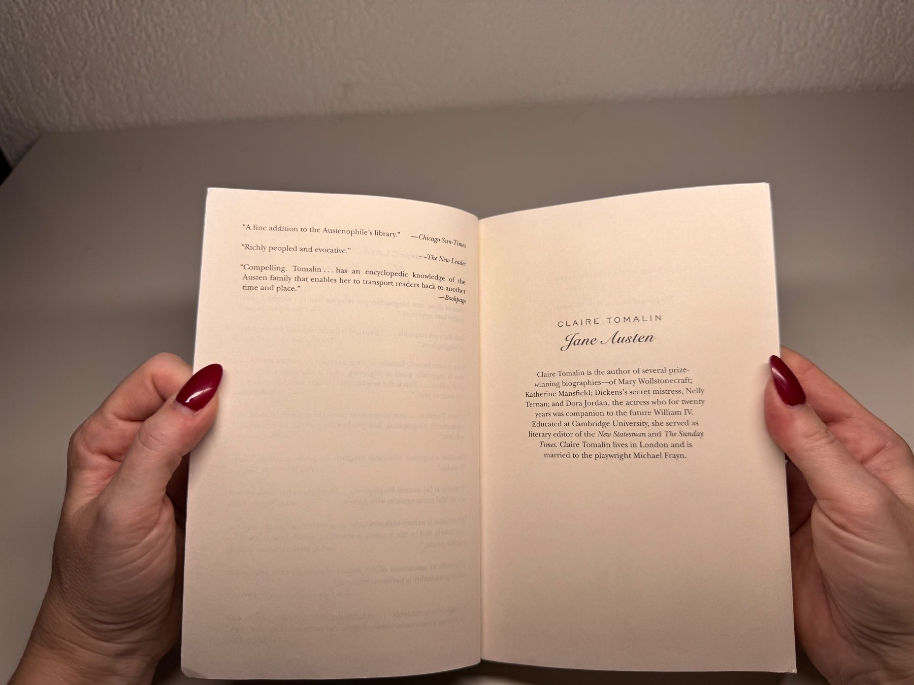 Libri: NOVEL: Jane Austen, Claire Tomalin – Usato da Grosswangen venduto da English_books 3